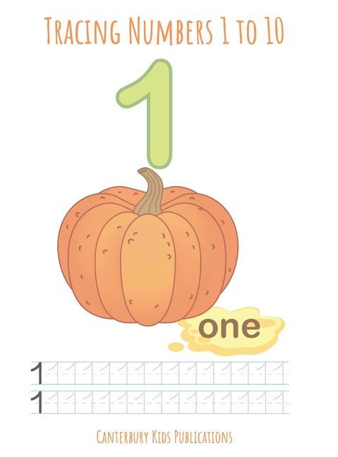 Книга Tracing Numbers 1 to 10 Canterbury Kids Publications