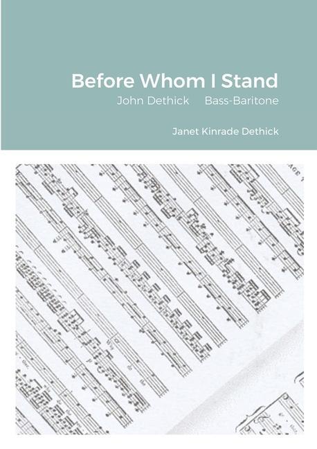 Buch Before Whom I Stand Janet Kinrade Dethick