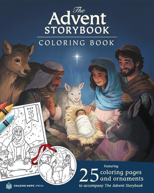 Carte Advent Storybook Coloring Book Ian Dale