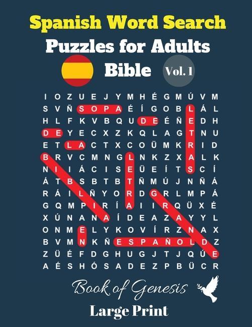 Könyv Spanish Word Search Puzzles For Adults 