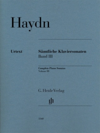 Kniha Haydn, Joseph - Sämtliche Klaviersonaten Band III Georg Feder