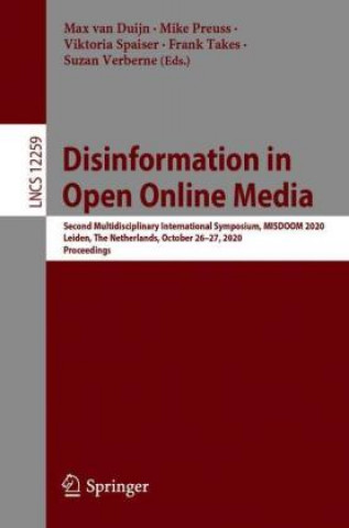 Könyv Disinformation in Open Online Media Mike Preuss