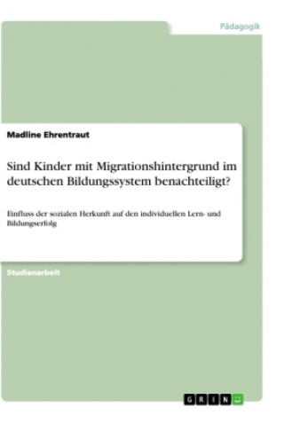 Kniha Sind Kinder mit Migrationshintergrund im deutschen Bildungssystem benachteiligt? 