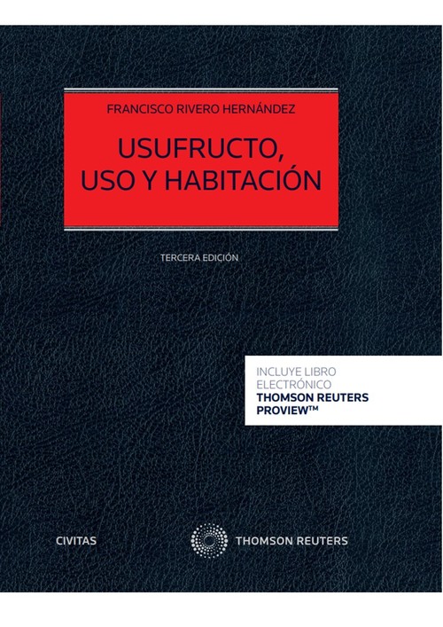 Könyv Usufructo, uso y habitación (Papel + e-book) FRANCISCO RIVERO HERNANDEZ