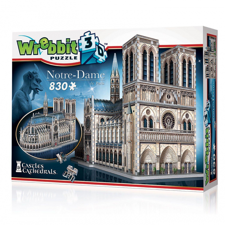 Hra/Hračka Wrebbit 3D puzzle katedra Notre Dame de Paris 830 el 