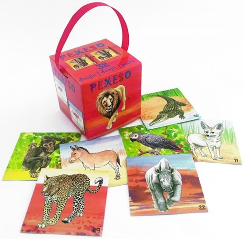 Hra/Hračka Pexeso v krabičce Safari 