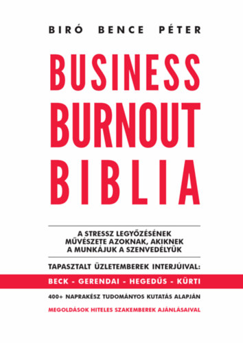 Book Business Burnout Biblia Biró Bence Péter