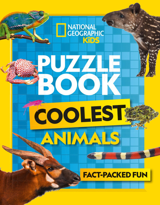 Book Puzzle Book Coolest Animals National Geographic Kids