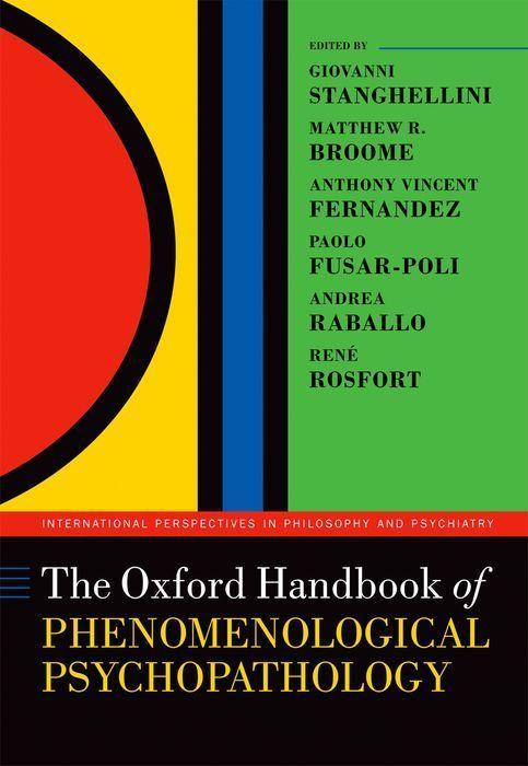 Carte Oxford Handbook of Phenomenological Psychopathology Giovanni Stanghellini