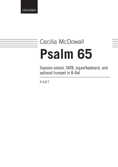 Printed items Psalm 65 (Paperback) CECILIA MCDOWALL