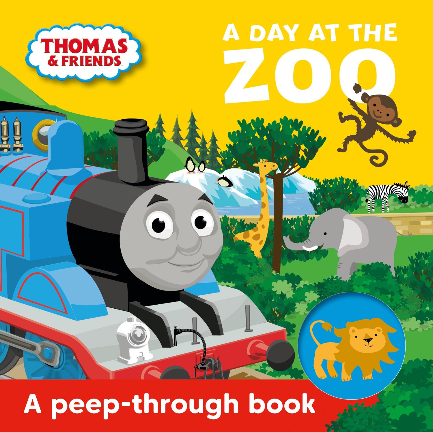 Kniha Thomas & Friends: A Day at the Zoo a peep-through book Egmont Publishing UK