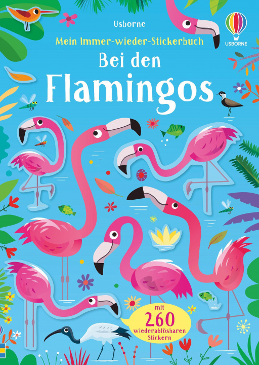 Książka LITTLE FIRST STICKERS FLAMINGOS 