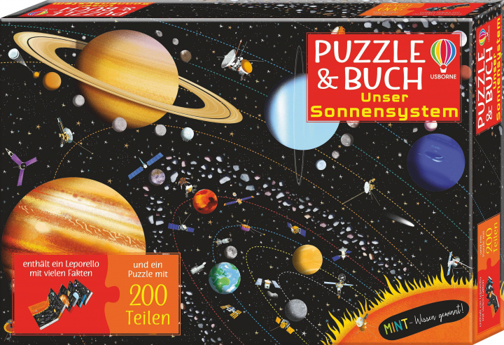 Gra/Zabawka USBORNE BOOK JIGSAW THE SOLAR SYS 