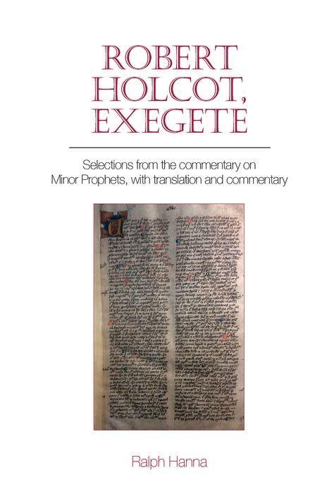 Knjiga Robert Holcot, exegete Hanna