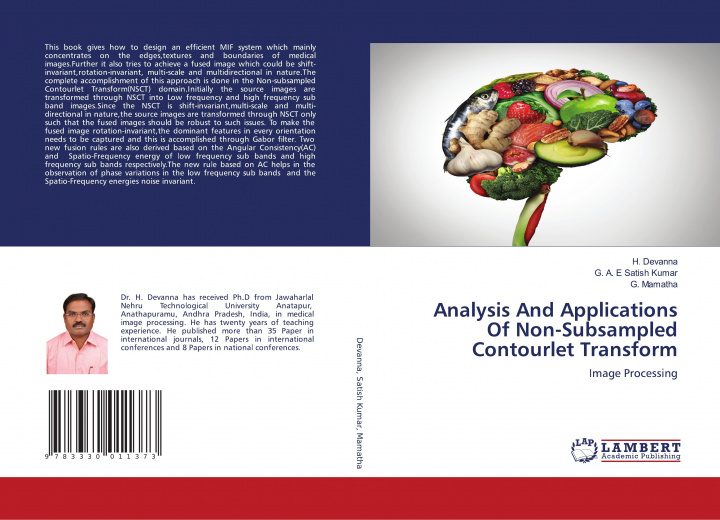 Knjiga Analysis And Applications Of Non-Subsampled Contourlet Transform Devanna H. Devanna