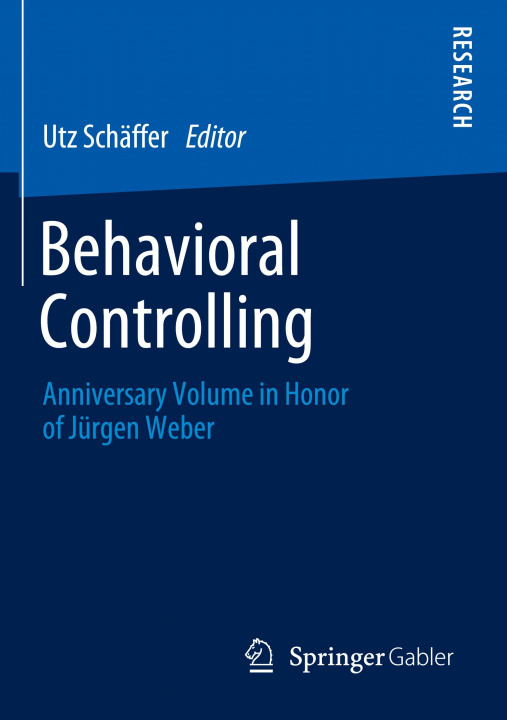 Knjiga Behavioral Controlling Utz Schäffer