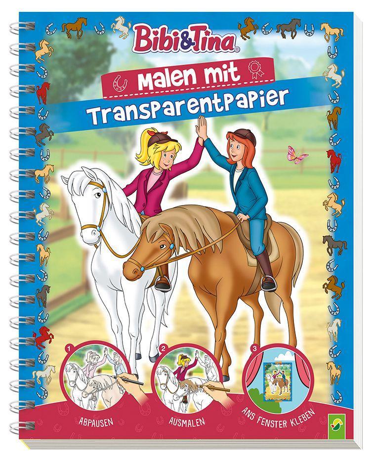 Könyv Bibi & Tina - Malen mit Transparentpapier 