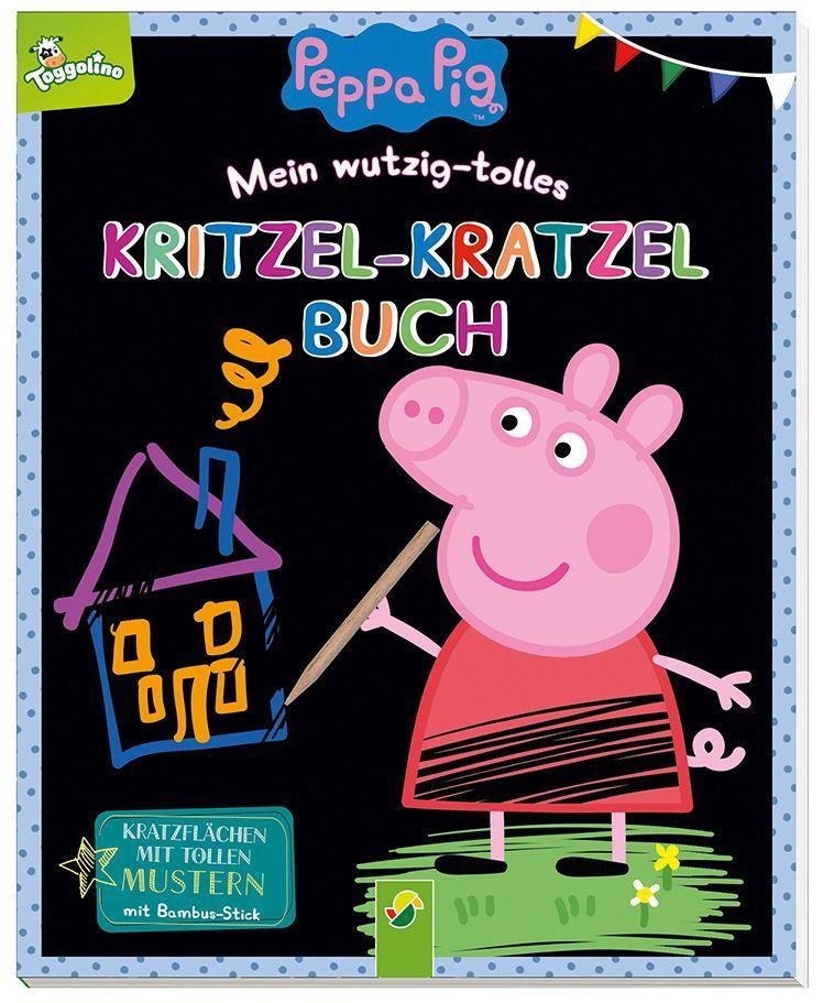 Книга Peppa Pig Mein wutzig-tolles Kritzel-Kratzel-Buch 