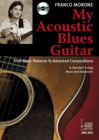 Kniha My Acoustic Blues Guitar Franco Morone