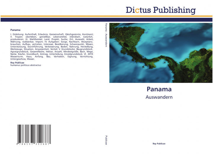 Kniha Panama Publicae Roy Publicae