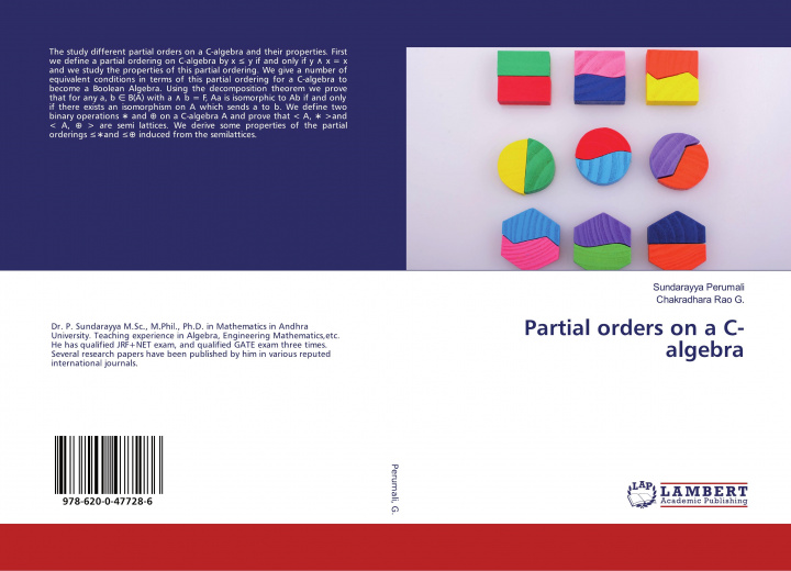 Knjiga Partial orders on a C-algebra Sundarayya Perumali