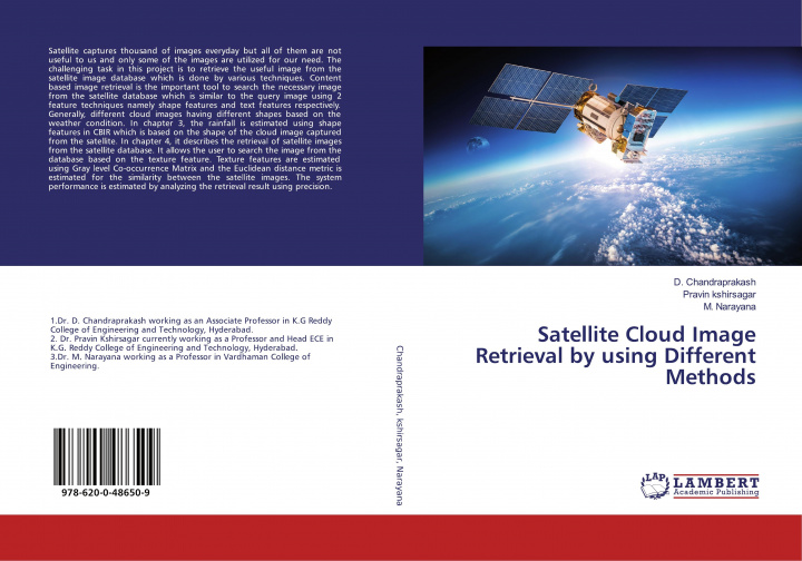 Knjiga Satellite Cloud Image Retrieval by using Different Methods D Chandraprakash