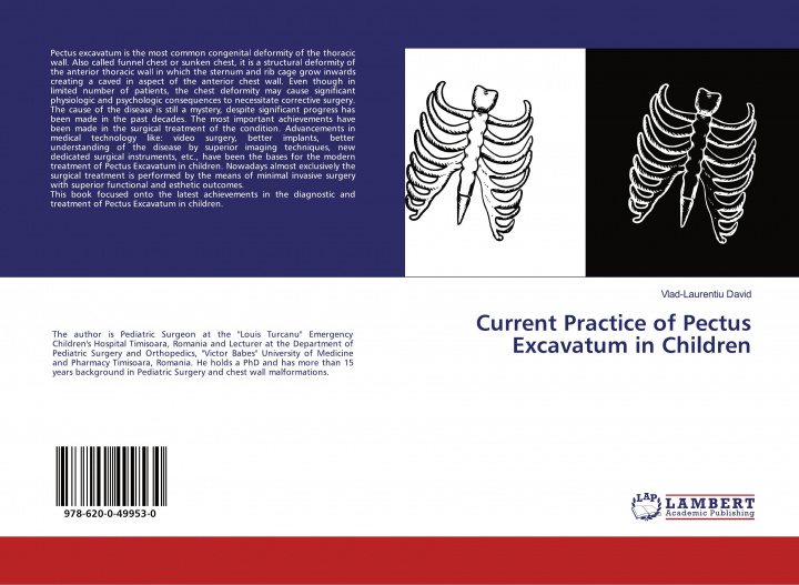 Knjiga Current Practice of Pectus Excavatum in Children Vlad-Laurentiu David