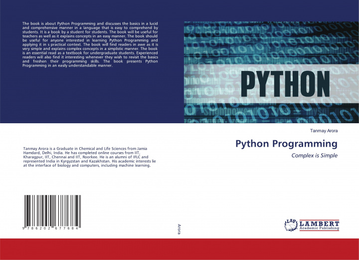 Könyv Python Programming Arora Tanmay Arora