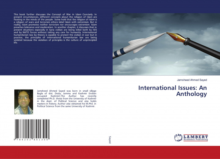 Knjiga International Issues Sayed Jamsheed Ahmed Sayed