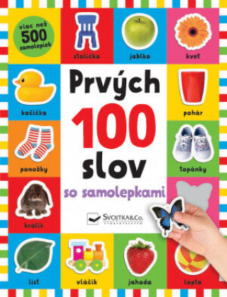 Książka Prvých 100 slov so samolepkami neuvedený autor