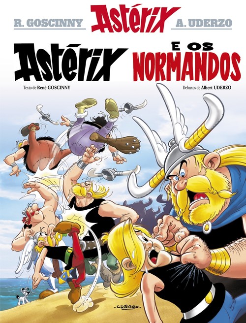 Livro Astérix e os normandos RENE GOSCINNY