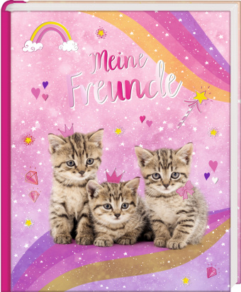 Carte Freundebuch - Cosmic School - Meine Freunde (Kätzchen) 