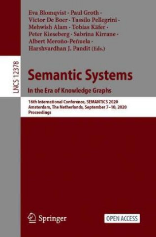 Kniha Semantic Systems. In the Era of Knowledge Graphs Mehwish Alam
