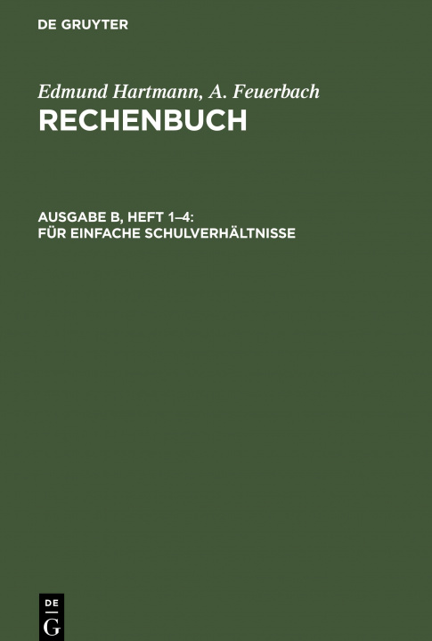 Carte Fur Einfache Schulverhaltnisse A. Feuerbach