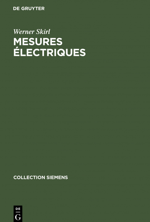 Книга Mesures Electriques 