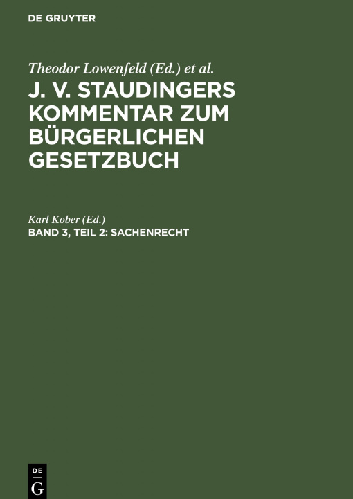 Книга Sachenrecht Erwin Riezler