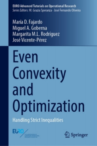 Knjiga Even Convexity and Optimization José Vicente-Pérez