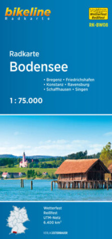 Nyomtatványok Radkarte Bodensee 1:75.000 (RK-BW08) 