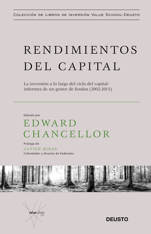 Kniha Rendimientos del capital EDWARD CHANCELLOR