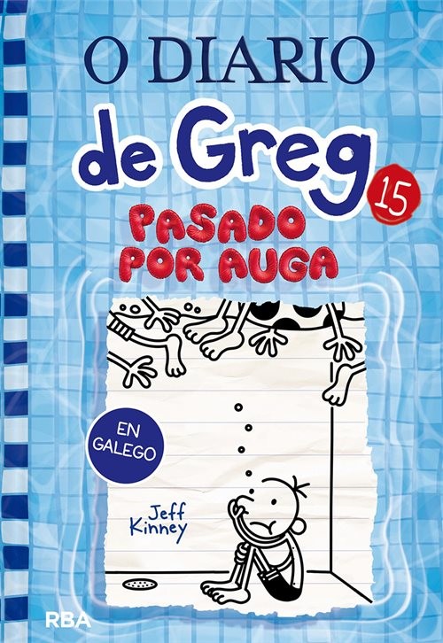 Kniha O Diario de Greg 15. Pasado por auga Jeff Kinney