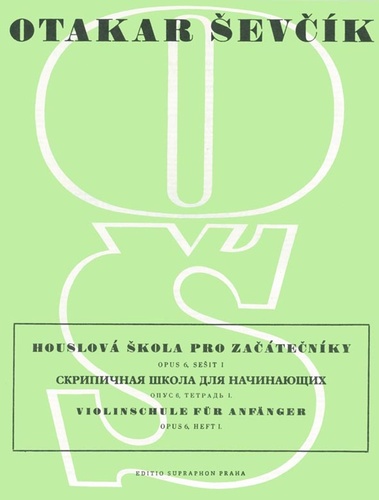 Livre Houslová škola pro začátečníky Otakar Ševčík