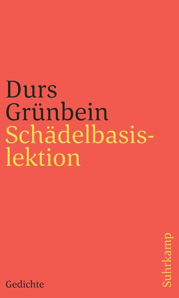 Knjiga Schädelbasislektion Durs Grünbein