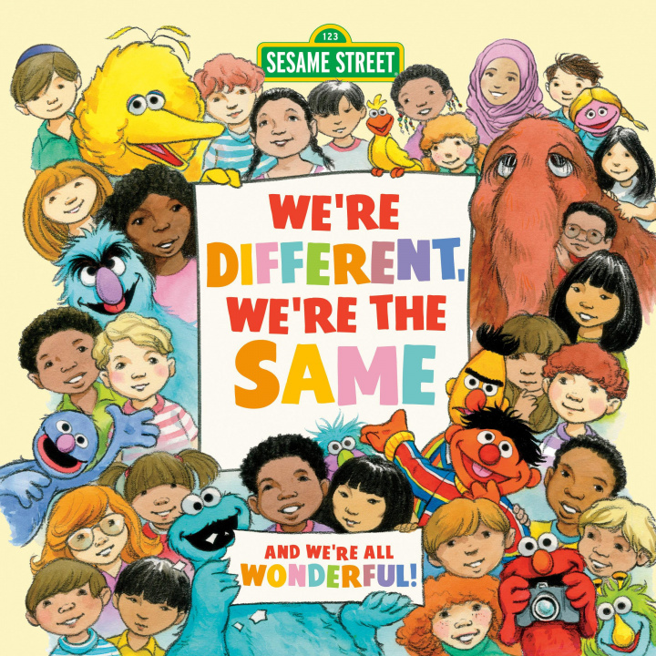Книга We're Different, We're the Same (Sesame Street) Joe Mathieu