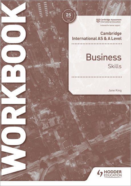 Carte Cambridge International AS & A Level Business Skills Workbook Jane King