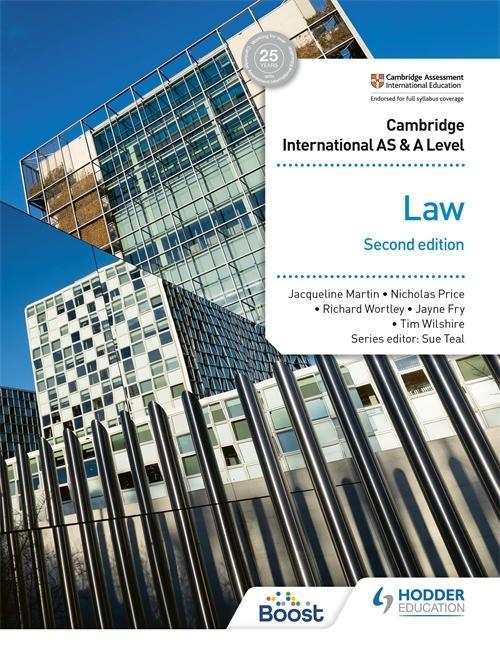 Book Cambridge International AS and A Level Law Second Edition Jayne Fry
