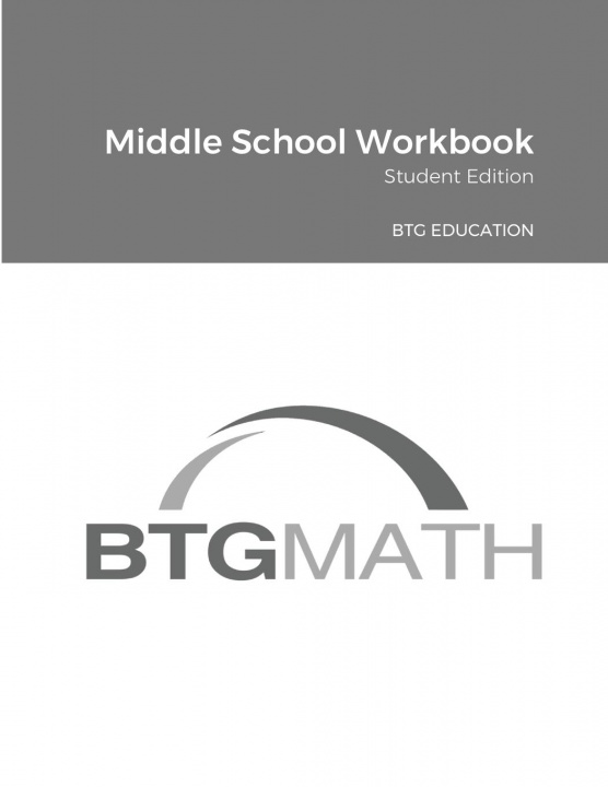 Knjiga BTG Math Middle School Workbook Education BTG Education