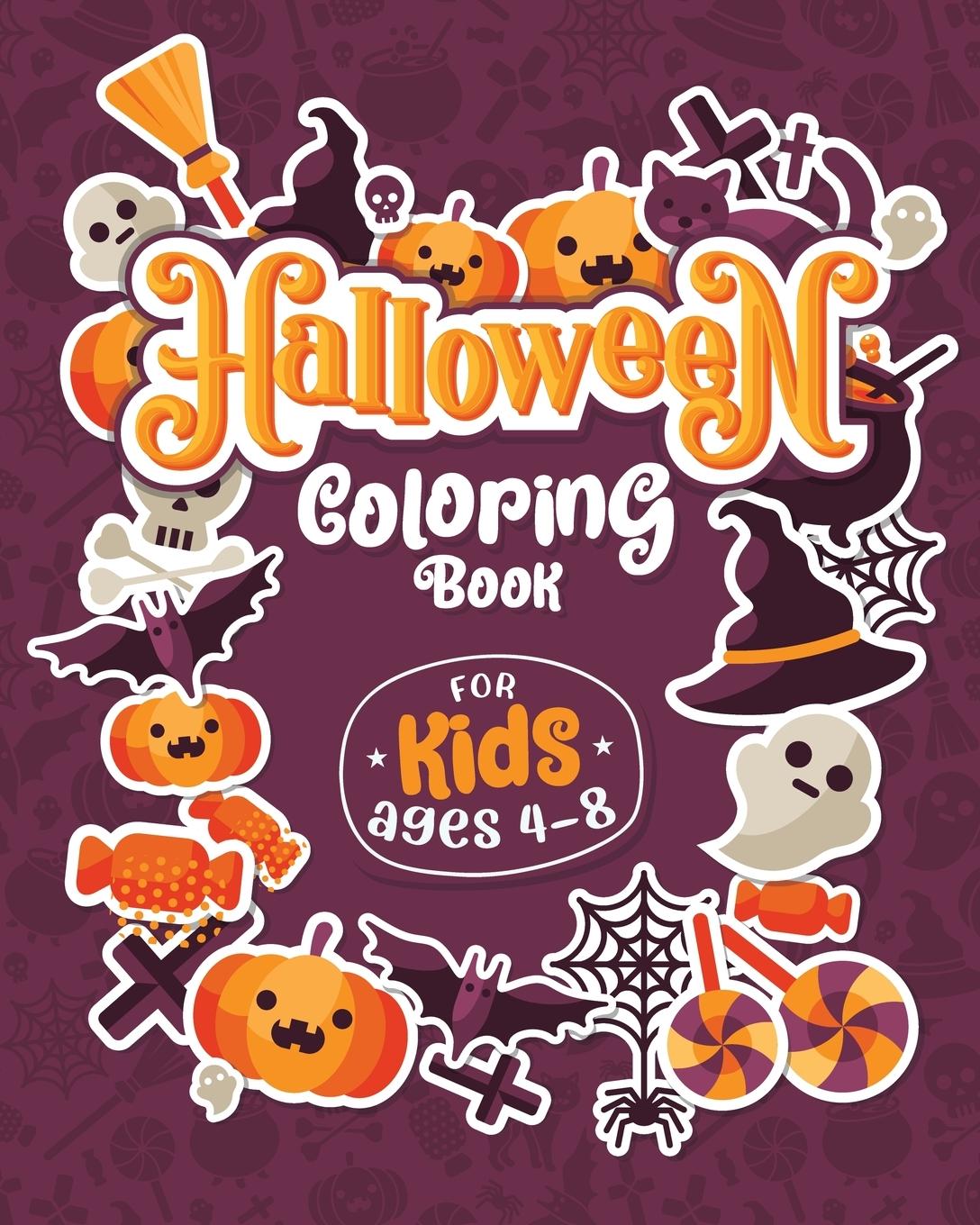 Książka HALLOWEEN COLORING BOOKS FOR KIDS ages 4-8 Go Haloween Go