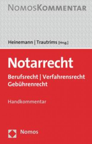 Buch Notarrecht Christoph Trautrims