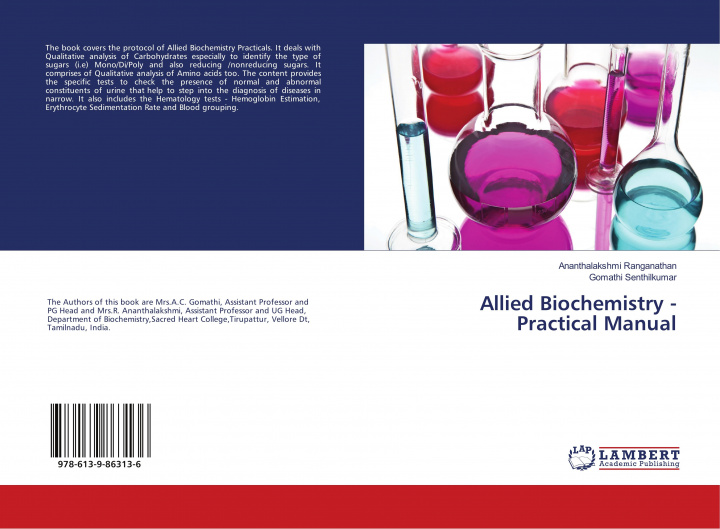 Knjiga Allied Biochemistry - Practical Manual ANANTHA RANGANATHAN