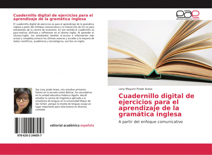 Könyv Cuadernillo digital de ejercicios para el aprendizaje de la gramatica inglesa Prado Araoz Leny Mayumi Prado Araoz